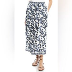 NEW Max Studio London Floral Midi Skirt NWT